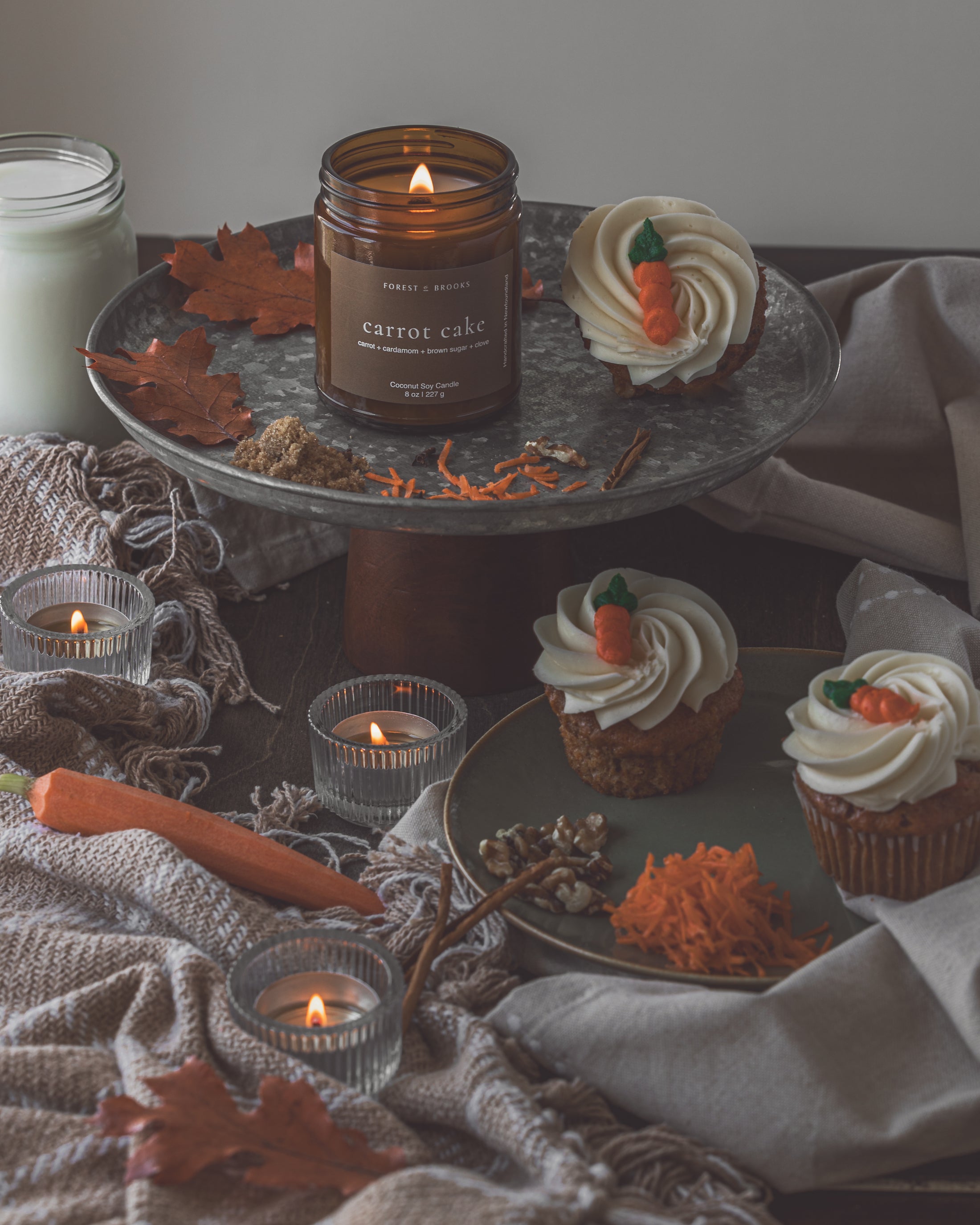 carrot cake | wooden wick
