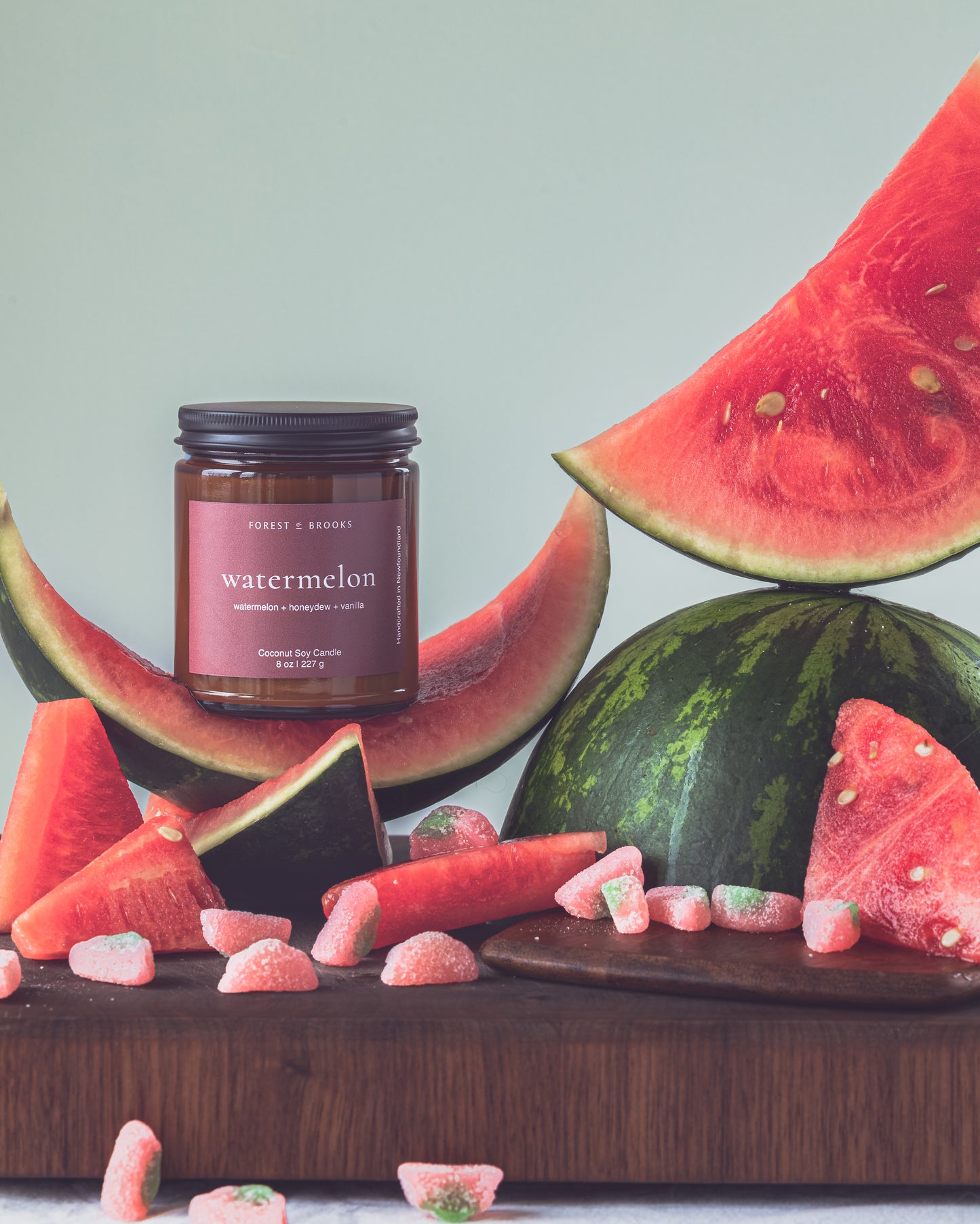 watermelon | wooden wick