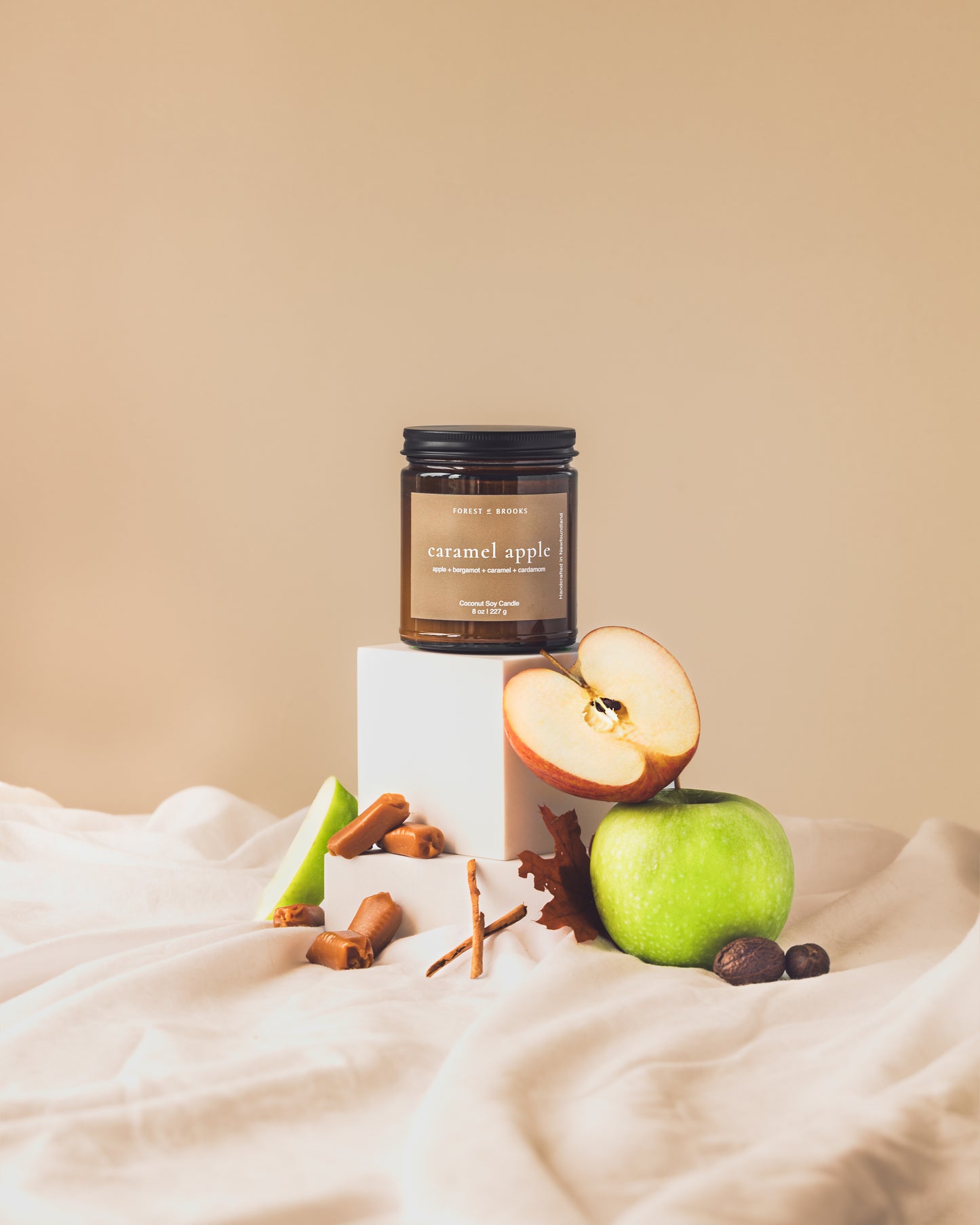 caramel apple | wooden wick