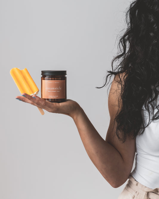 creamsicle | wooden wick
