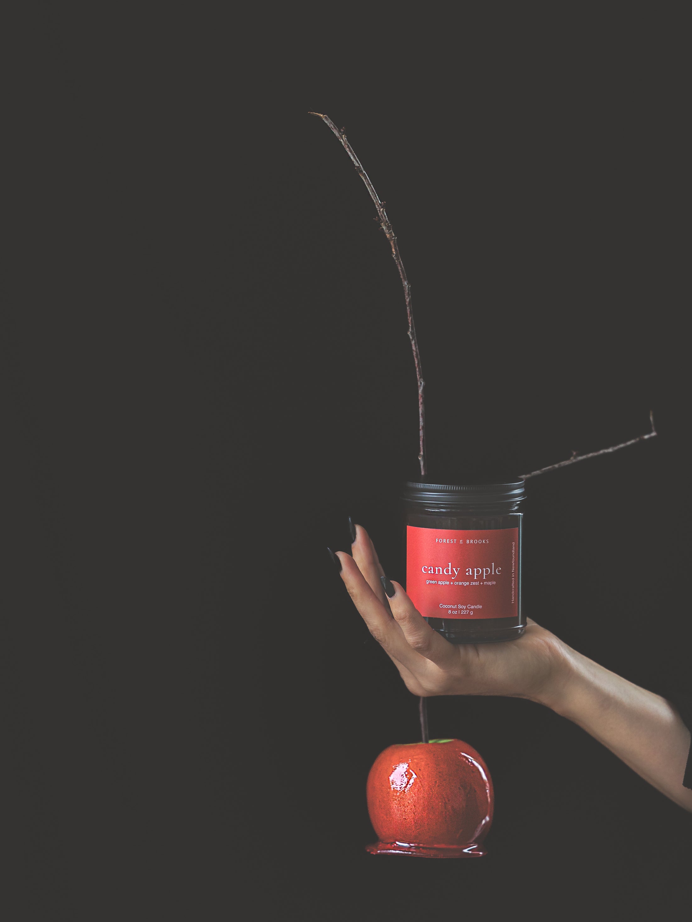 candy apple | wooden wick