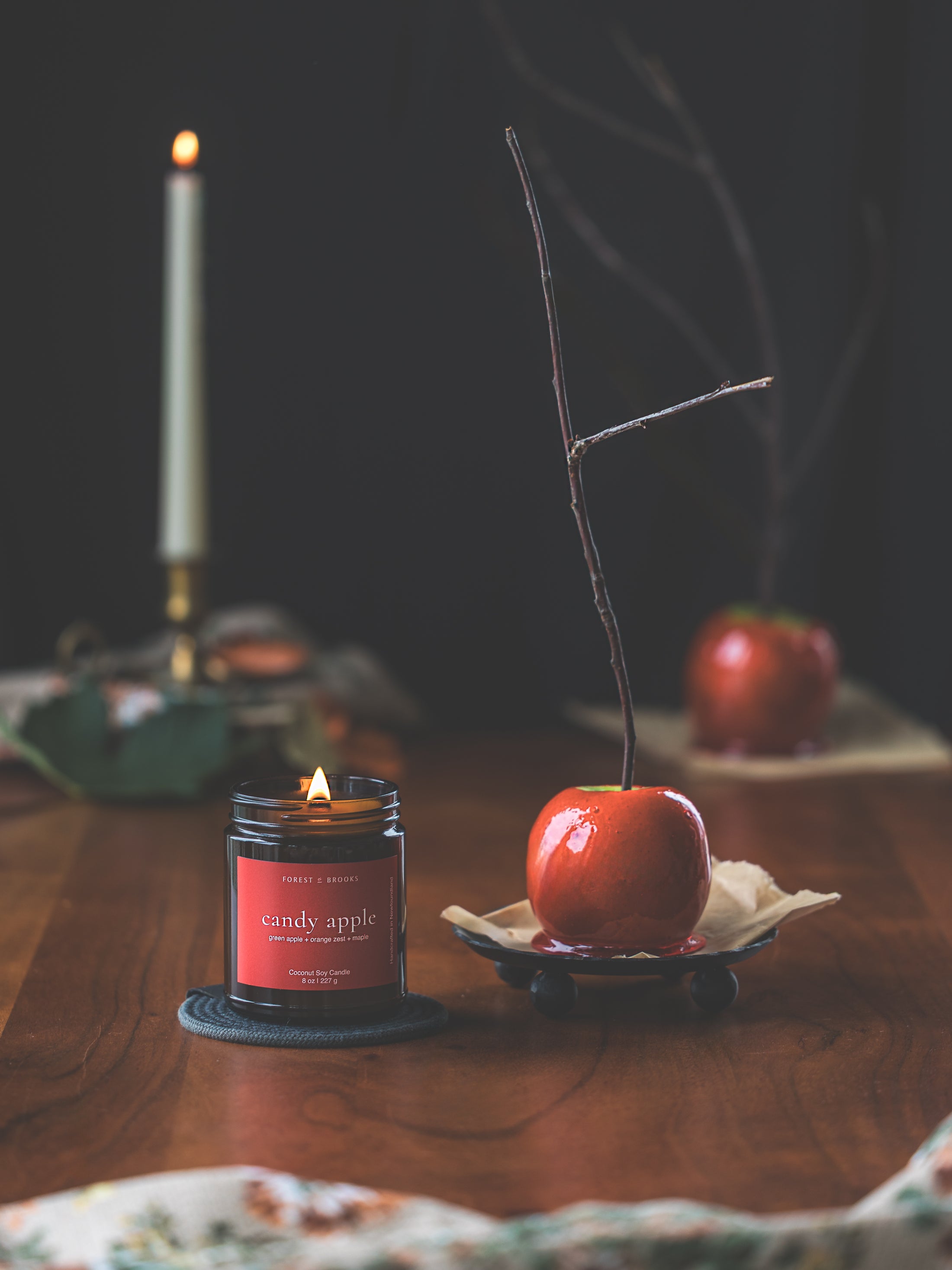 candy apple | wooden wick