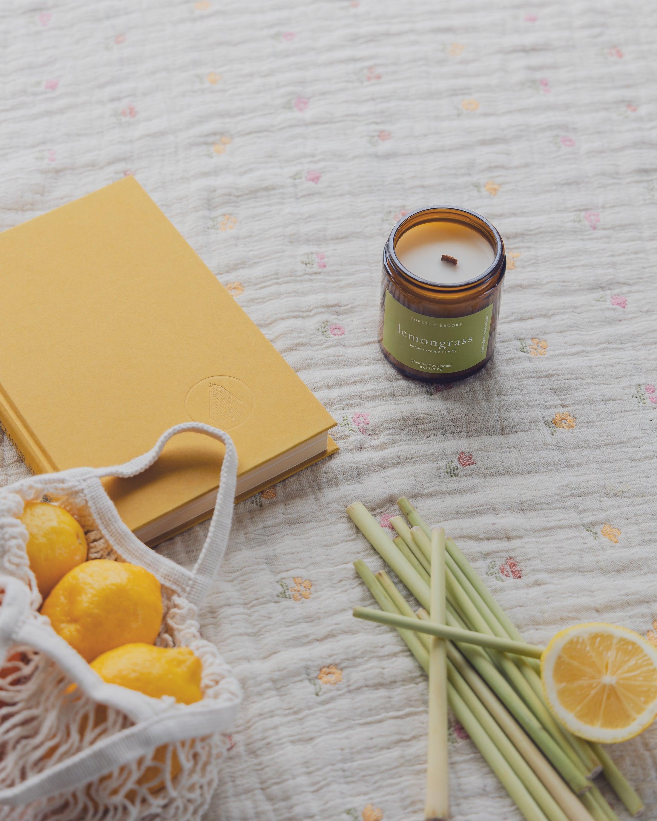 lemongrass | wooden wick