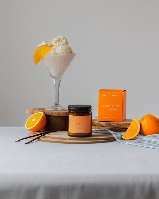 creamsicle | wooden wick