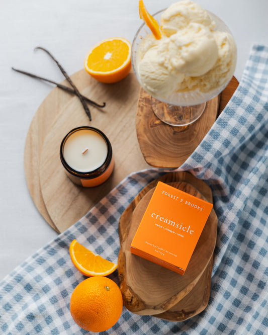 creamsicle | wooden wick