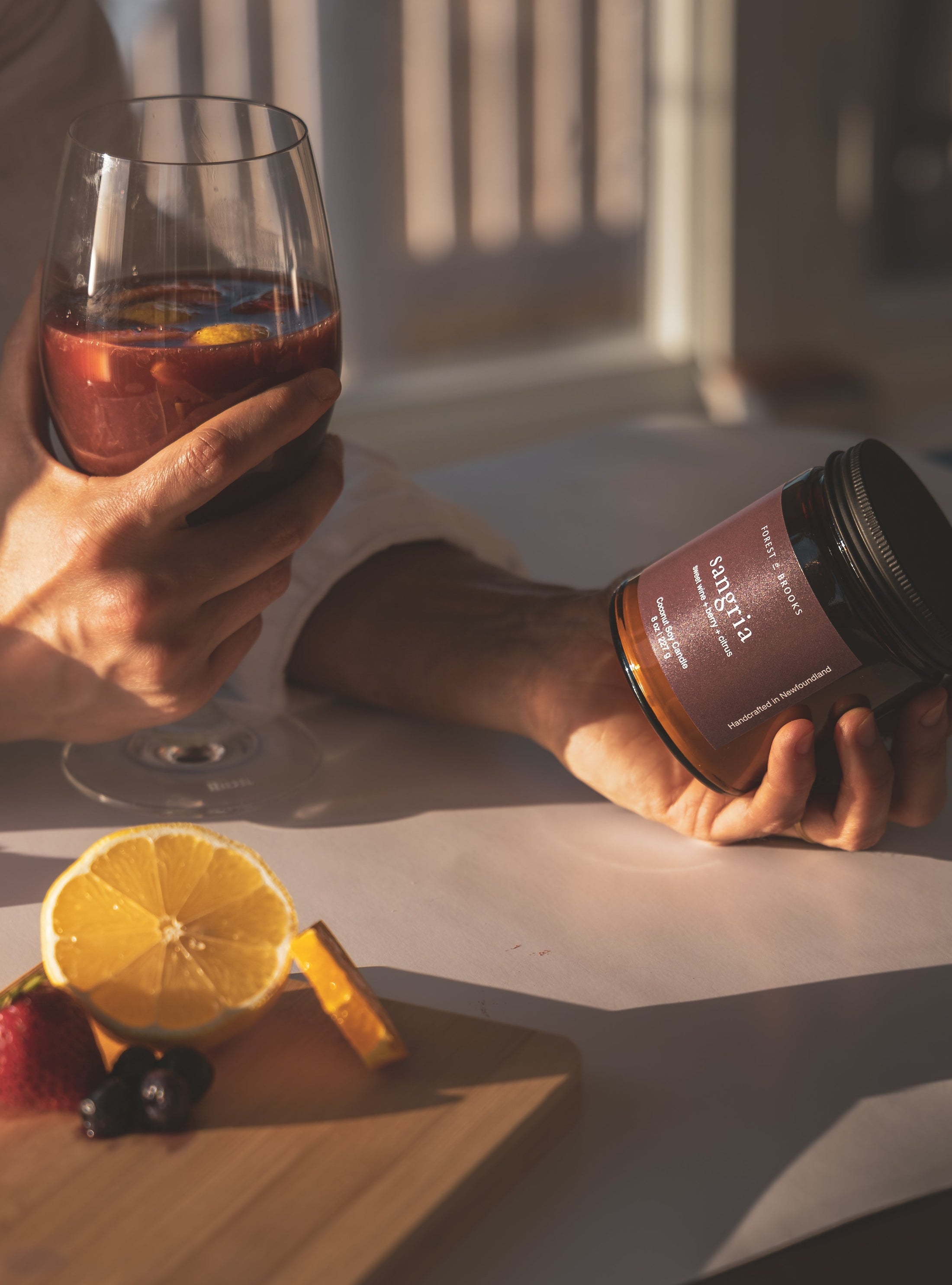 sangria | wooden wick