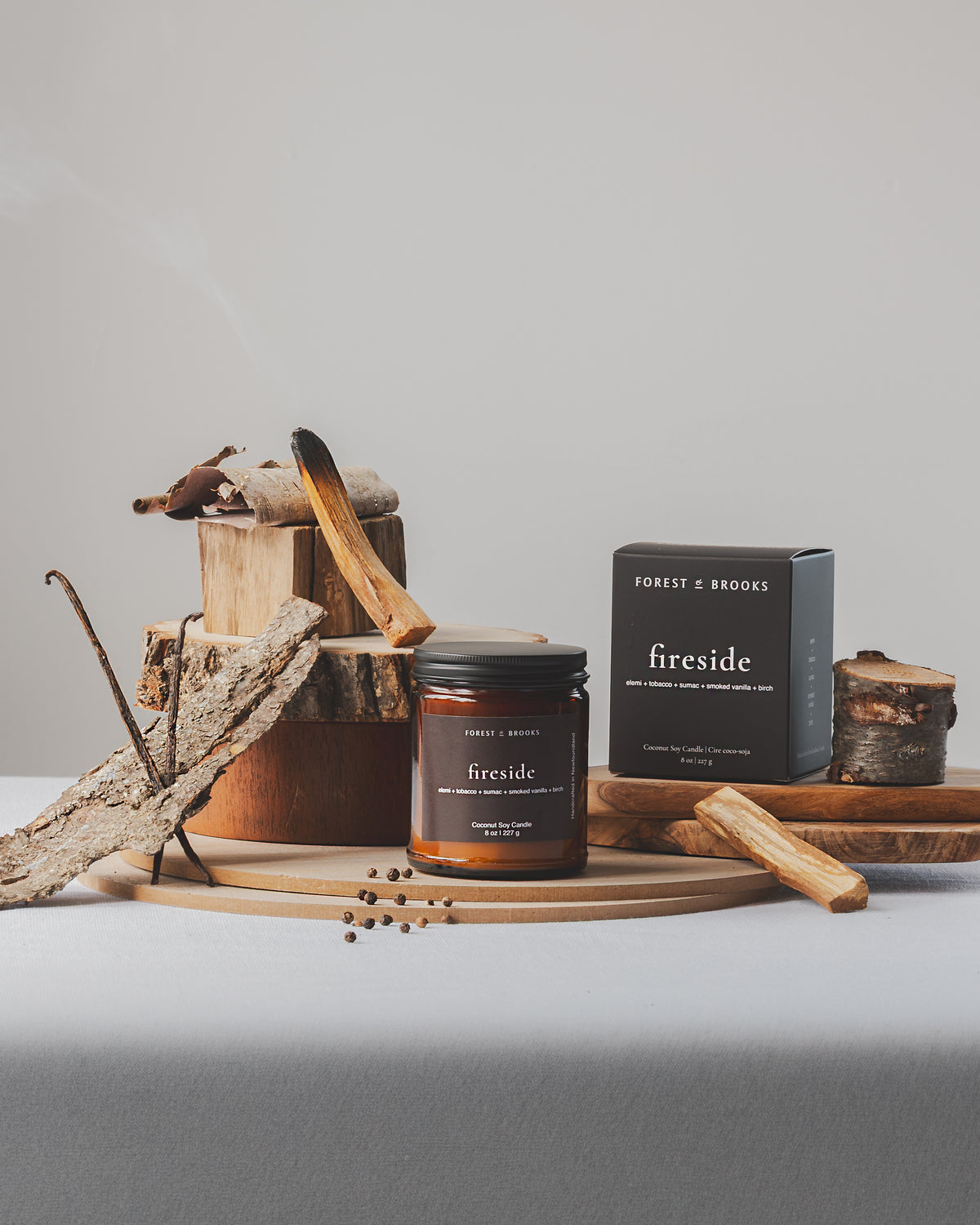 fireside | wooden wick