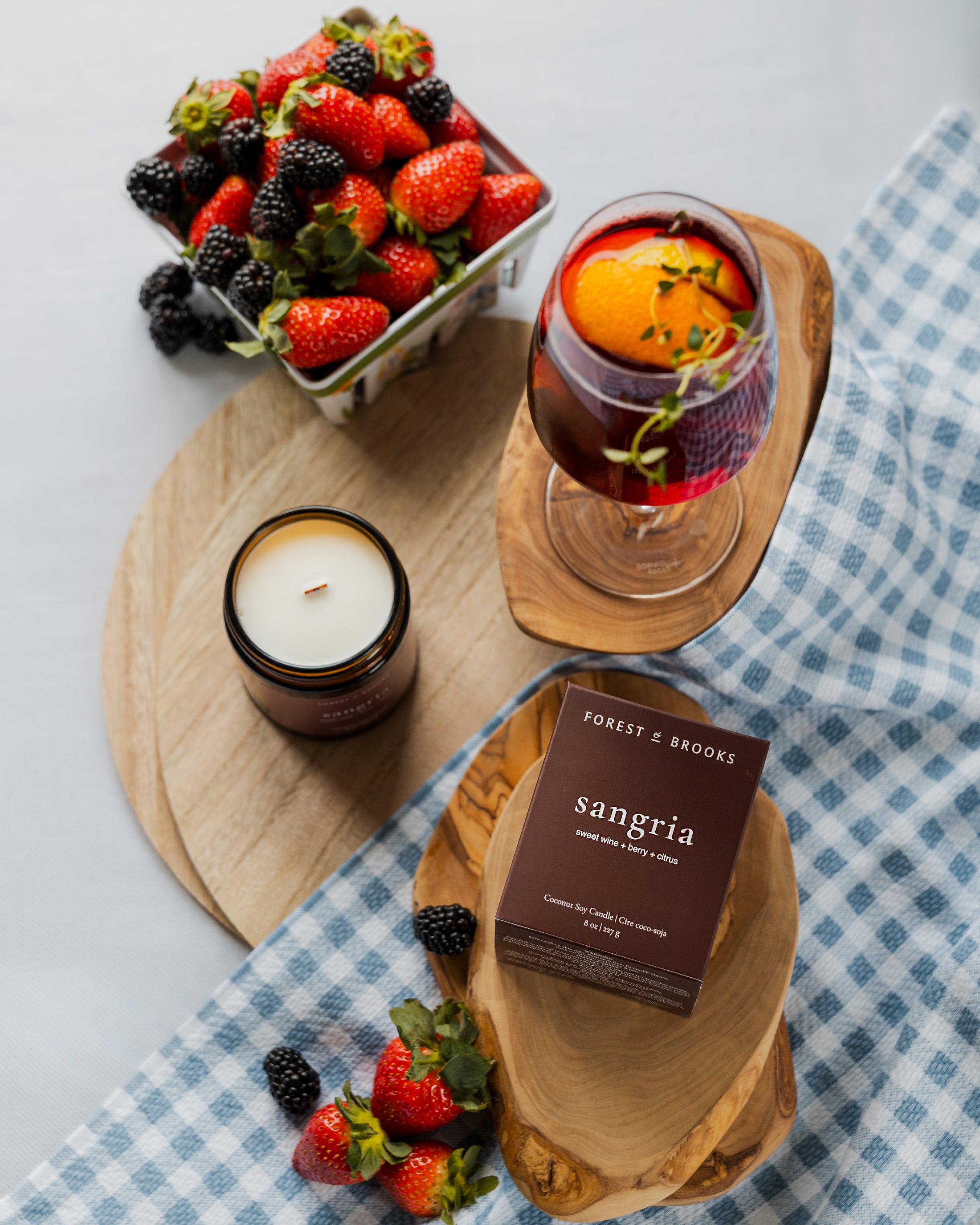 sangria | wooden wick