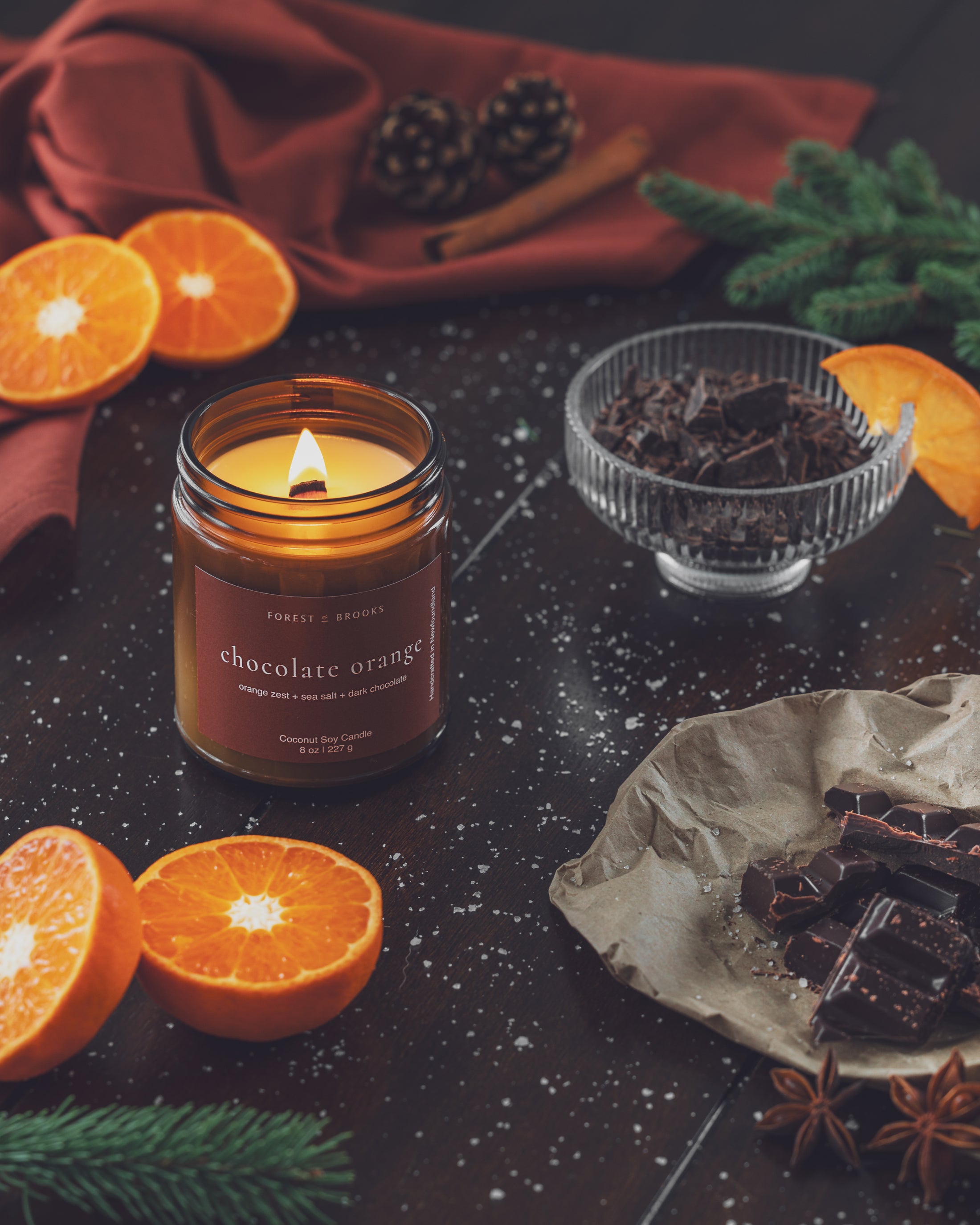 chocolate orange | wooden wick