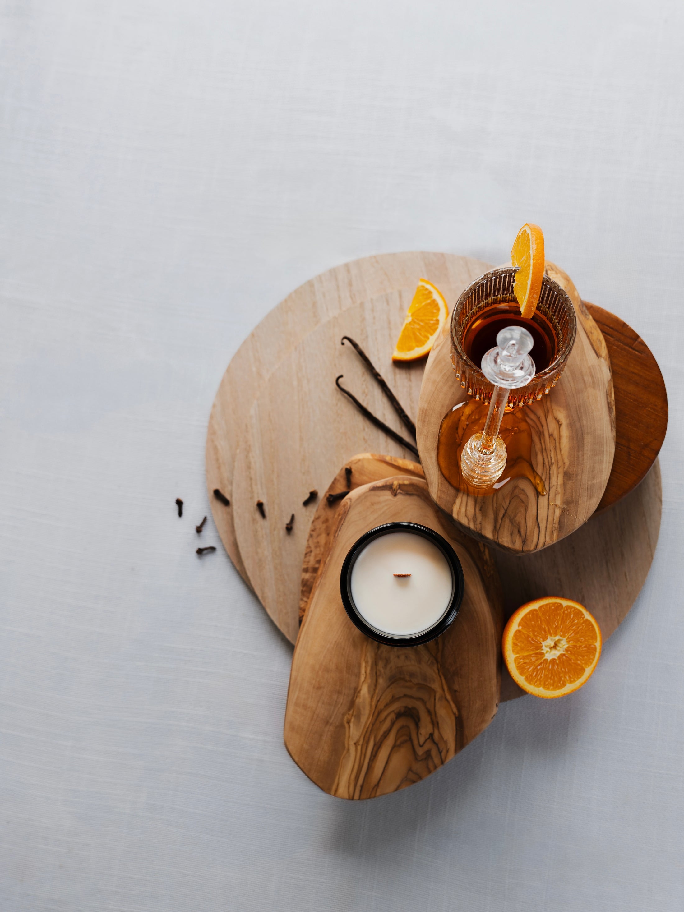 honey & bourbon | wooden wick
