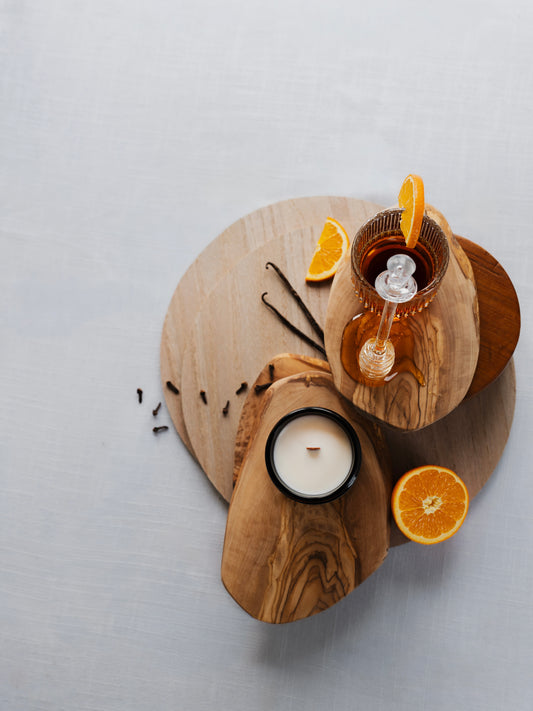 honey & bourbon | wooden wick