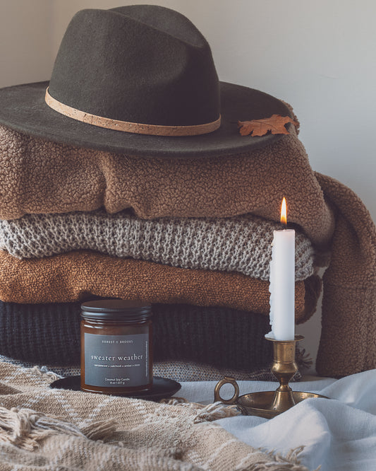 sweater weather | wooden wick